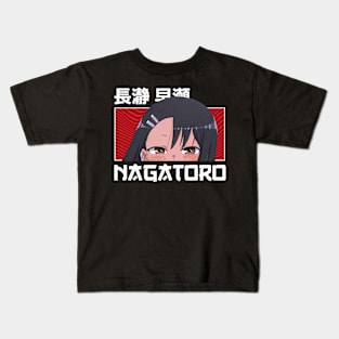 Nagatoro Blush Peeker Kids T-Shirt